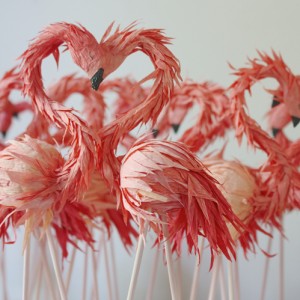 my big creative year : percolating ideas and MacGyver flamingo cake topper