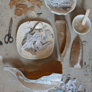 paper mache work paper mache ship work