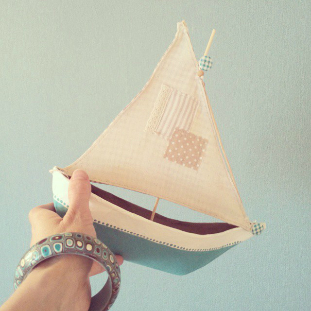 paper mache boat