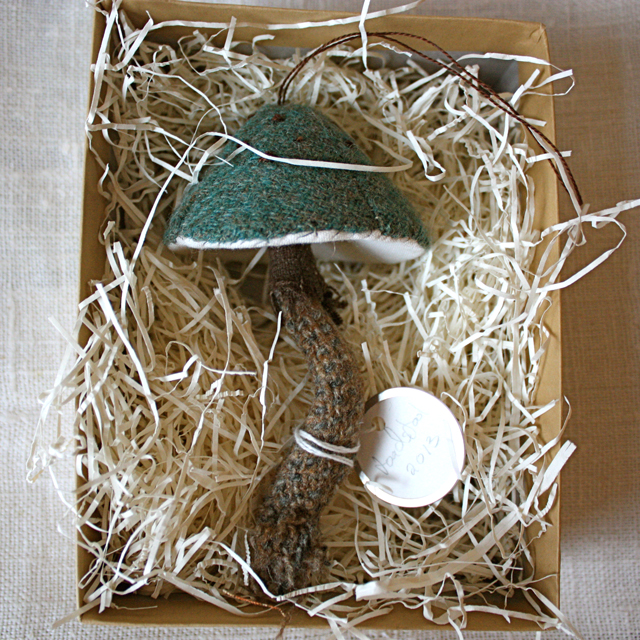 mushroom ornament