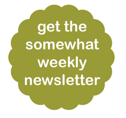 the somewhat weekly newsletter