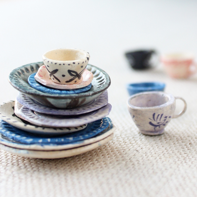 dollhouse dish tutorial ann wood handmade